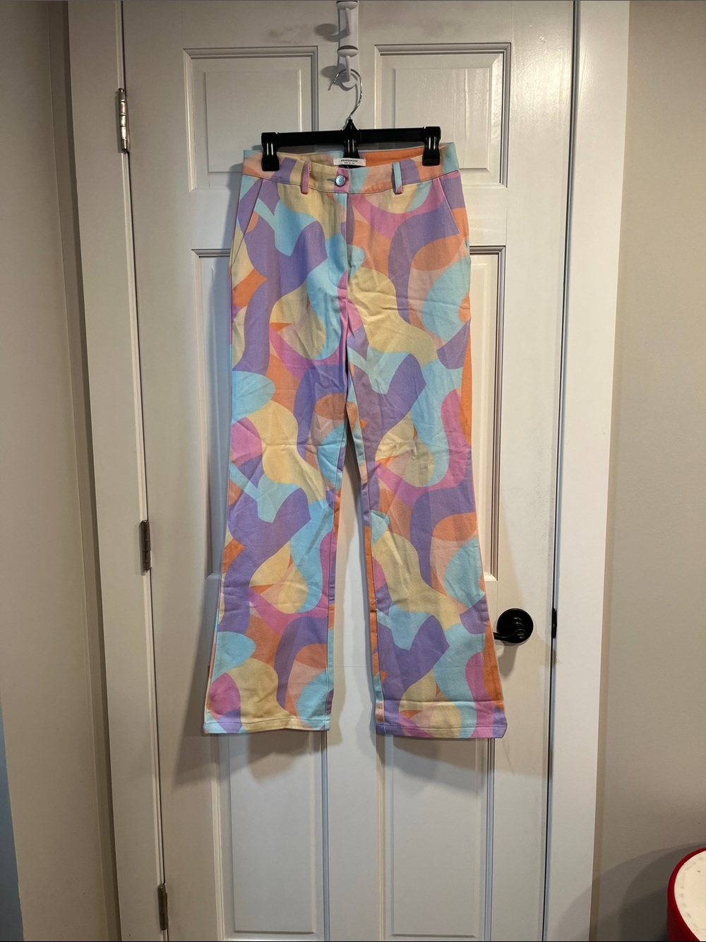 Peppermayo Colorful Print Pants NWOT US Size 4